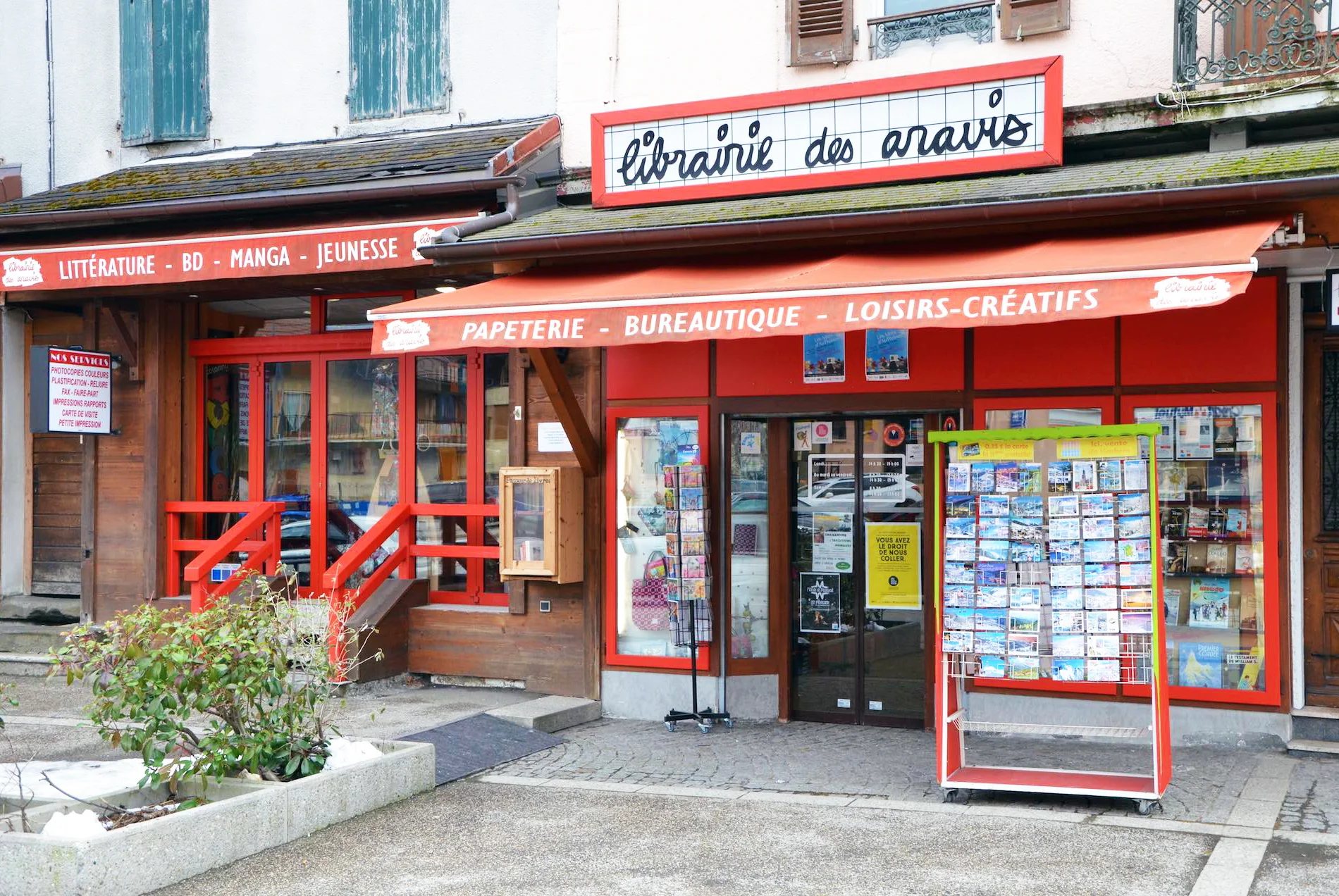 À la librairie des Aravis à Thônes